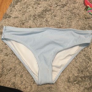 Striped bikini bottom